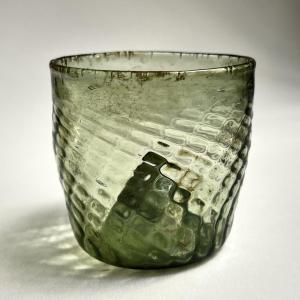 Glass Beaker With Spiral Decoration - Lorraine, Late 15th - Early 16th Century - Haute époque