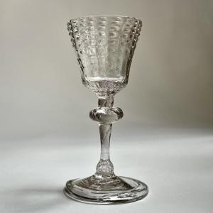 18th Century Liège Stemmed Glass 18th Century Blown Glass
