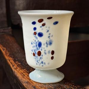 Speckled Opaline Glass Goblet, Orléans Or Nevers—18th Century