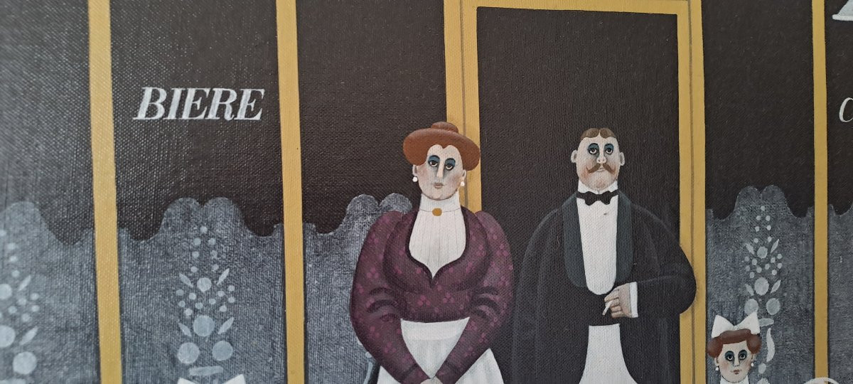 Tableau " Débit de tabac "  de Jan Balet -photo-3