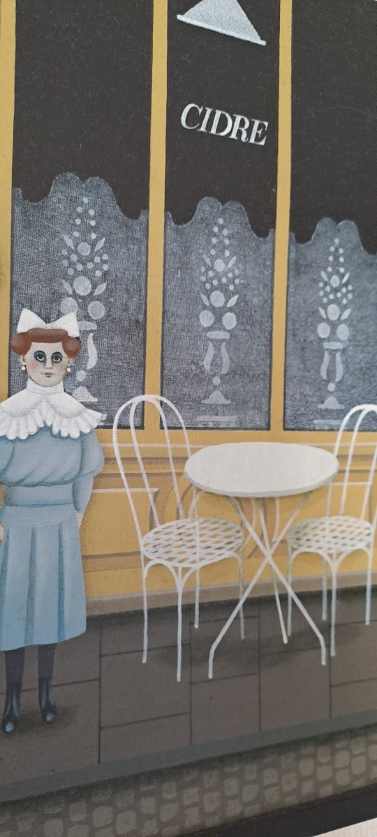 Tableau " Débit de tabac "  de Jan Balet -photo-5