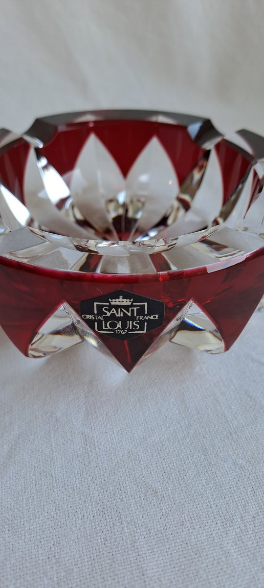 Saint Louis Crystal Ashtray -photo-2