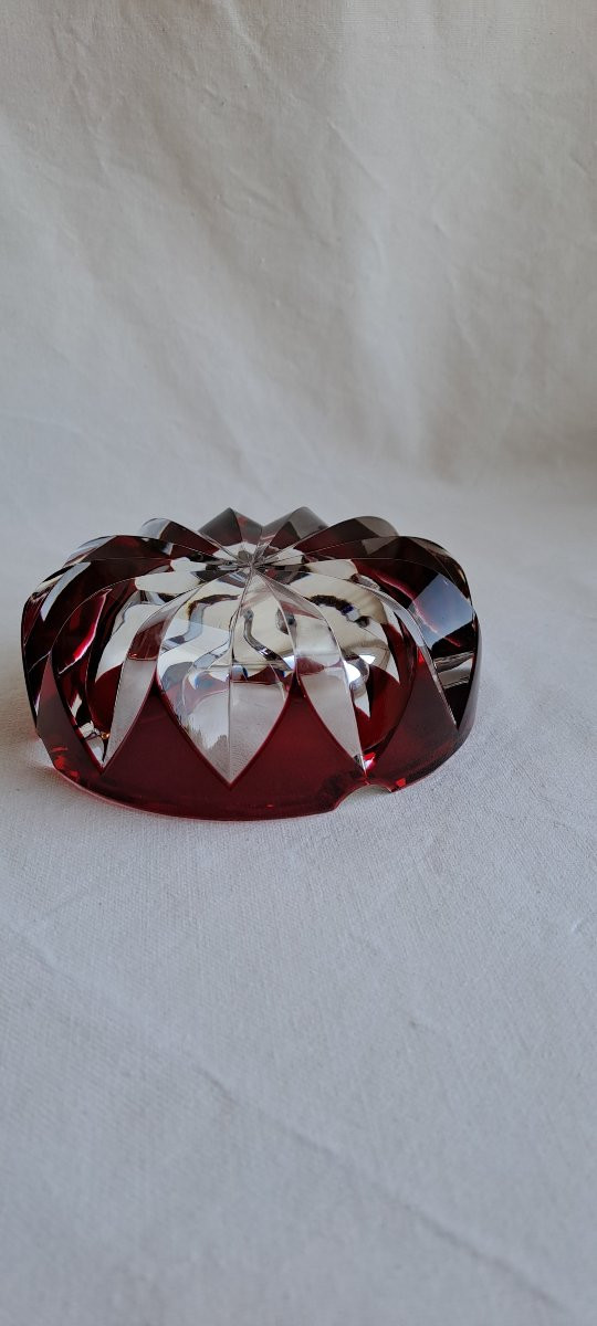 Saint Louis Crystal Ashtray -photo-3