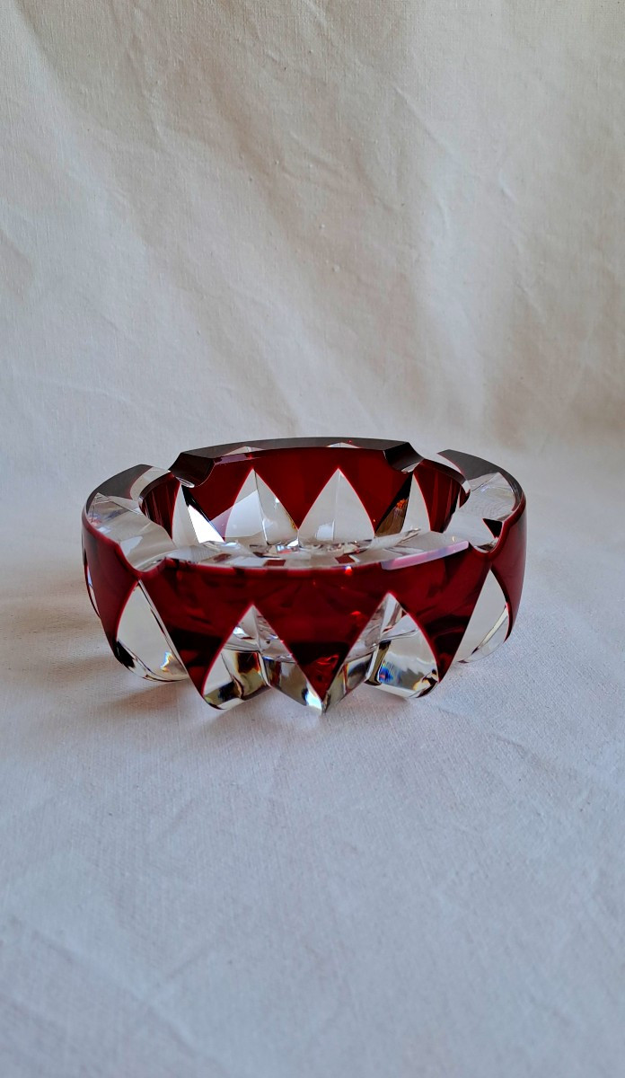 Saint Louis Crystal Ashtray 