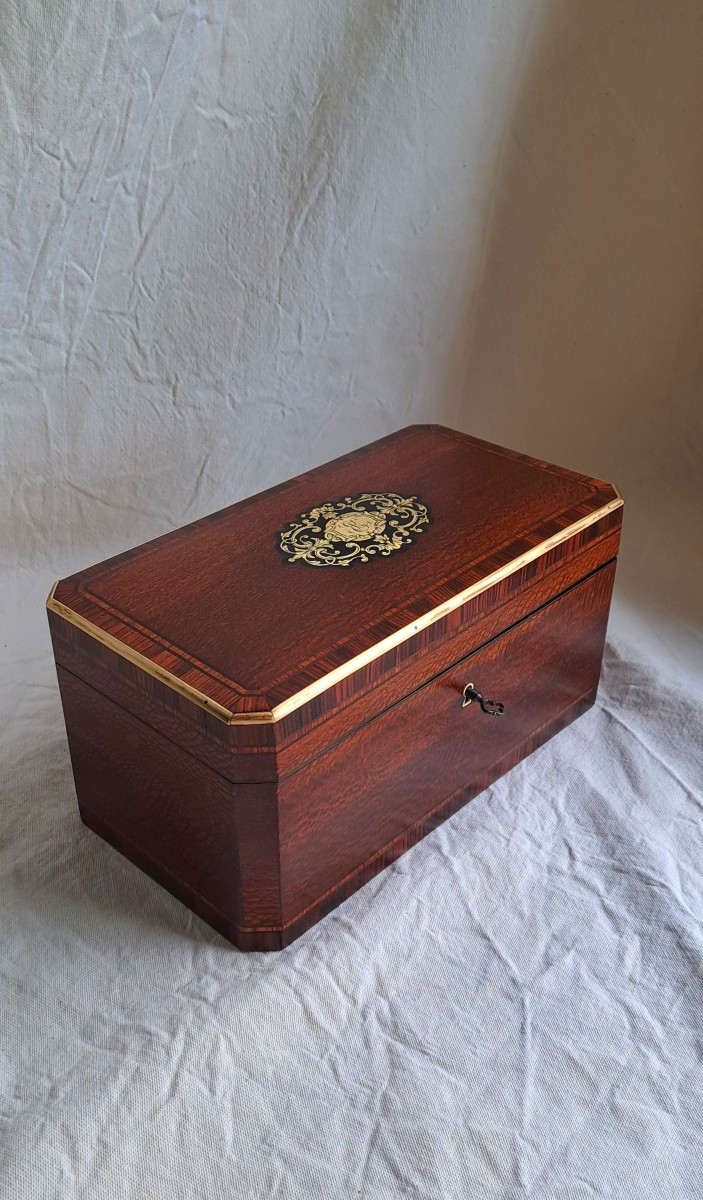 Tea Box Signed Tahan, Supplier To The Emperor