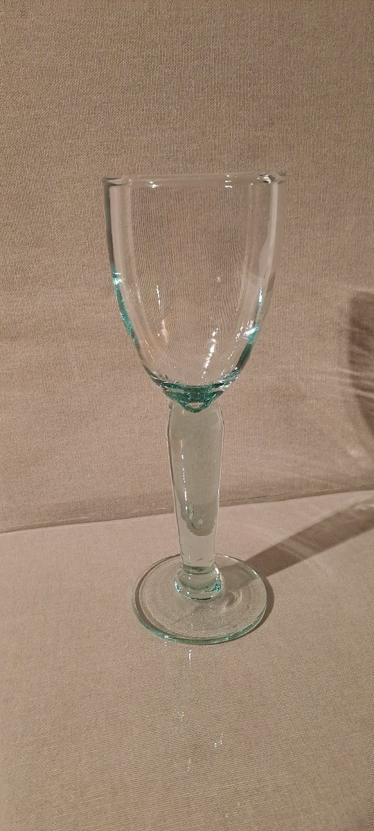 Grands verres souflés en cristal 19e siecle-photo-3
