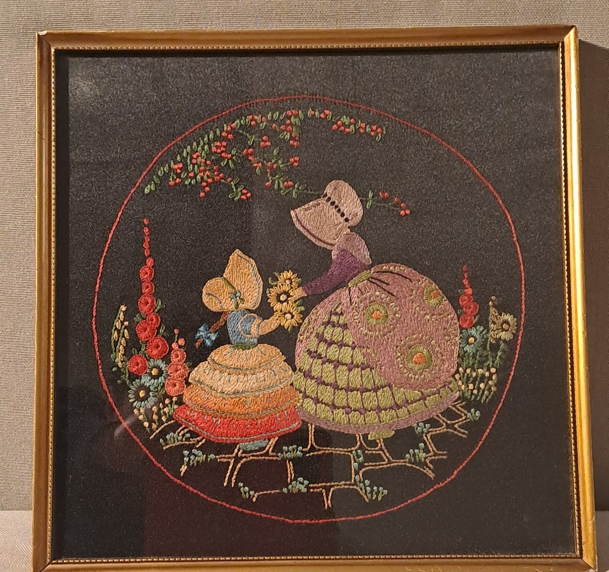 Silk Embroidery, Irish Work -photo-4