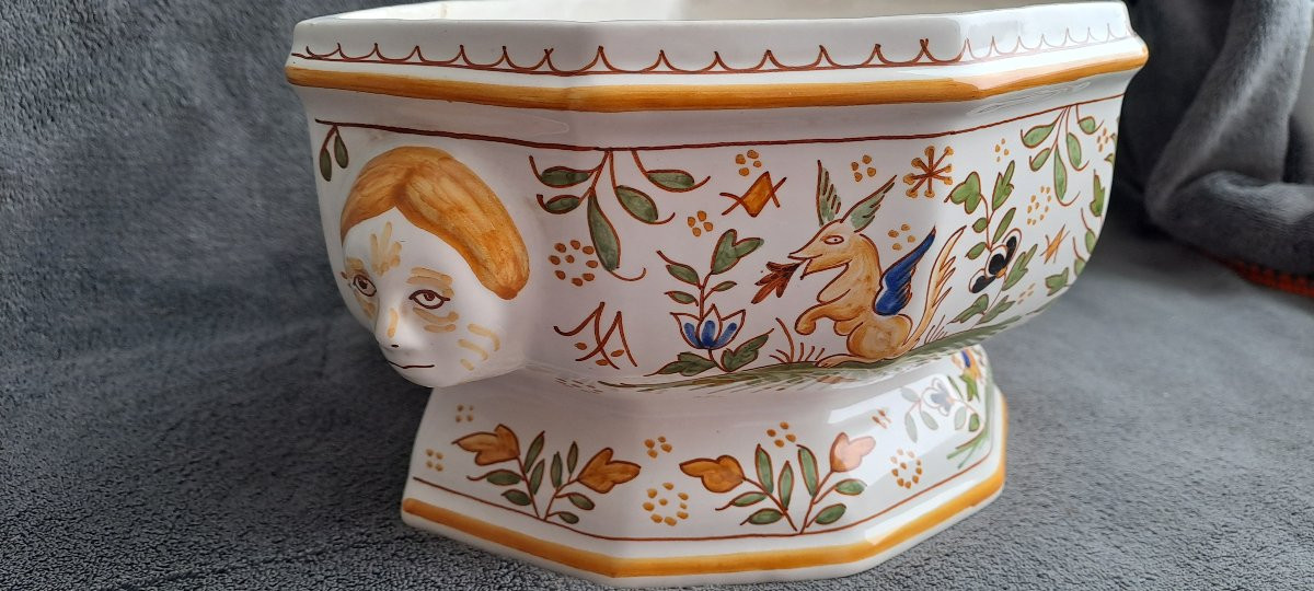 Fontaine en faience de Moustiers 20e siècle-photo-4