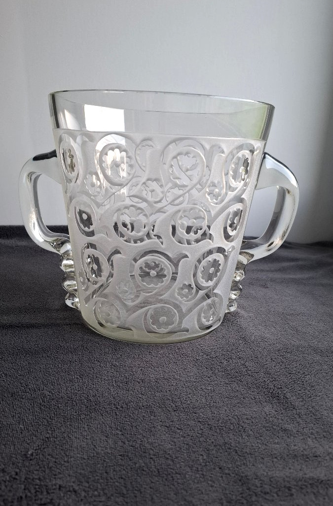 Large Ice Bucket 1950's-photo-2