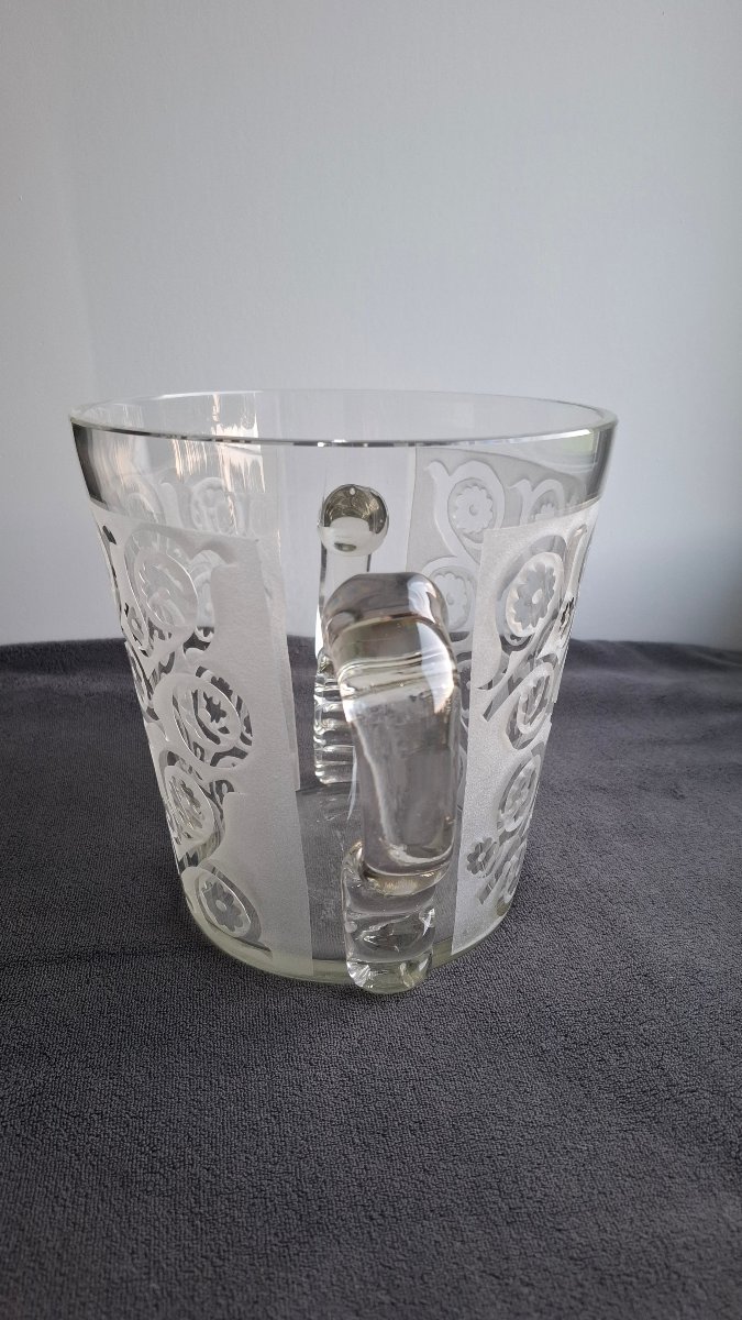 Large Ice Bucket 1950's-photo-4