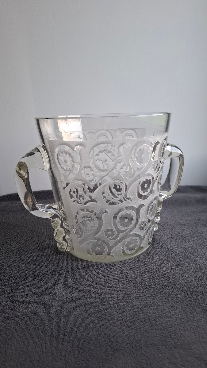 Large Ice Bucket 1950's-photo-1