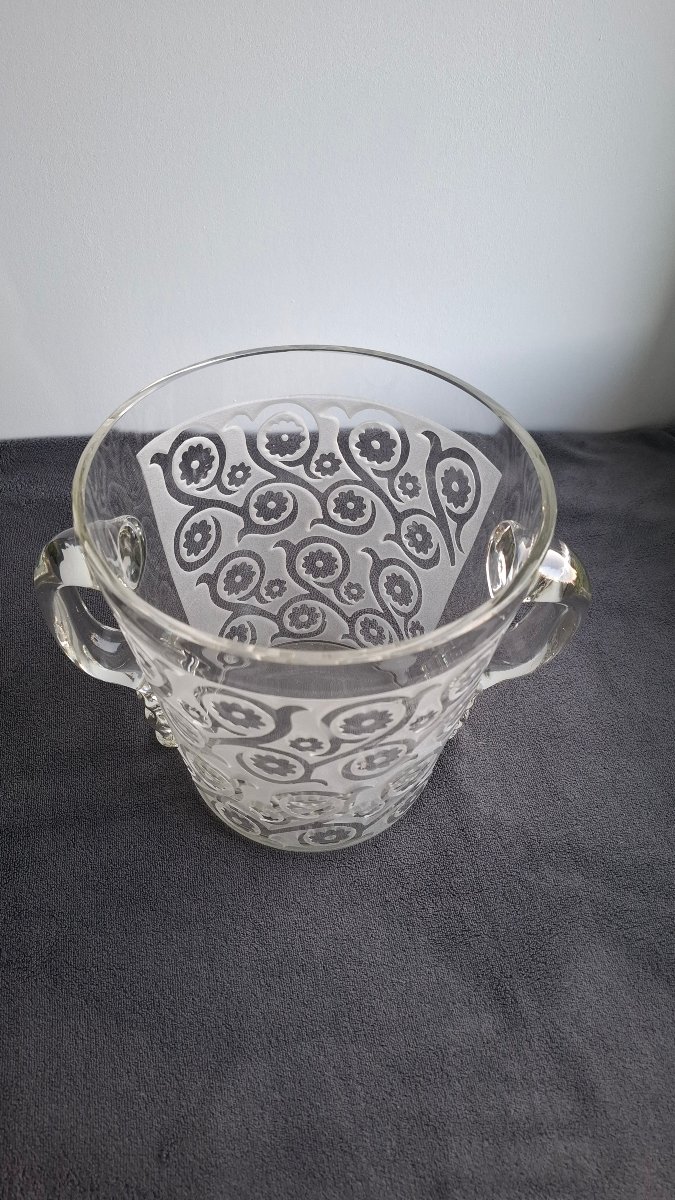 Large Ice Bucket 1950's-photo-2