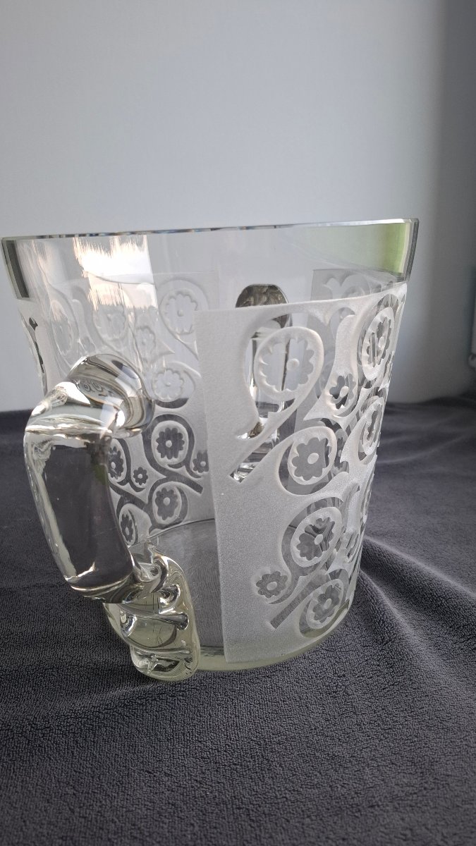 Large Ice Bucket 1950's-photo-3