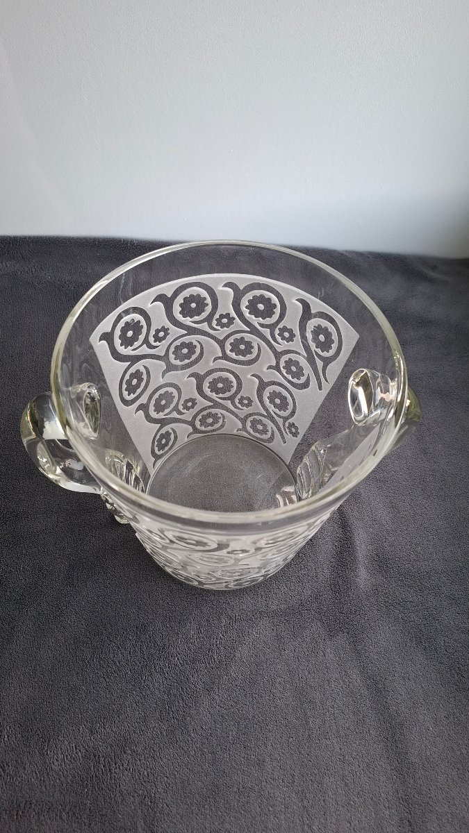 Large Ice Bucket 1950's-photo-5