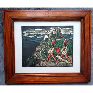 Woodcut By Wladyslaw Skoczylas 