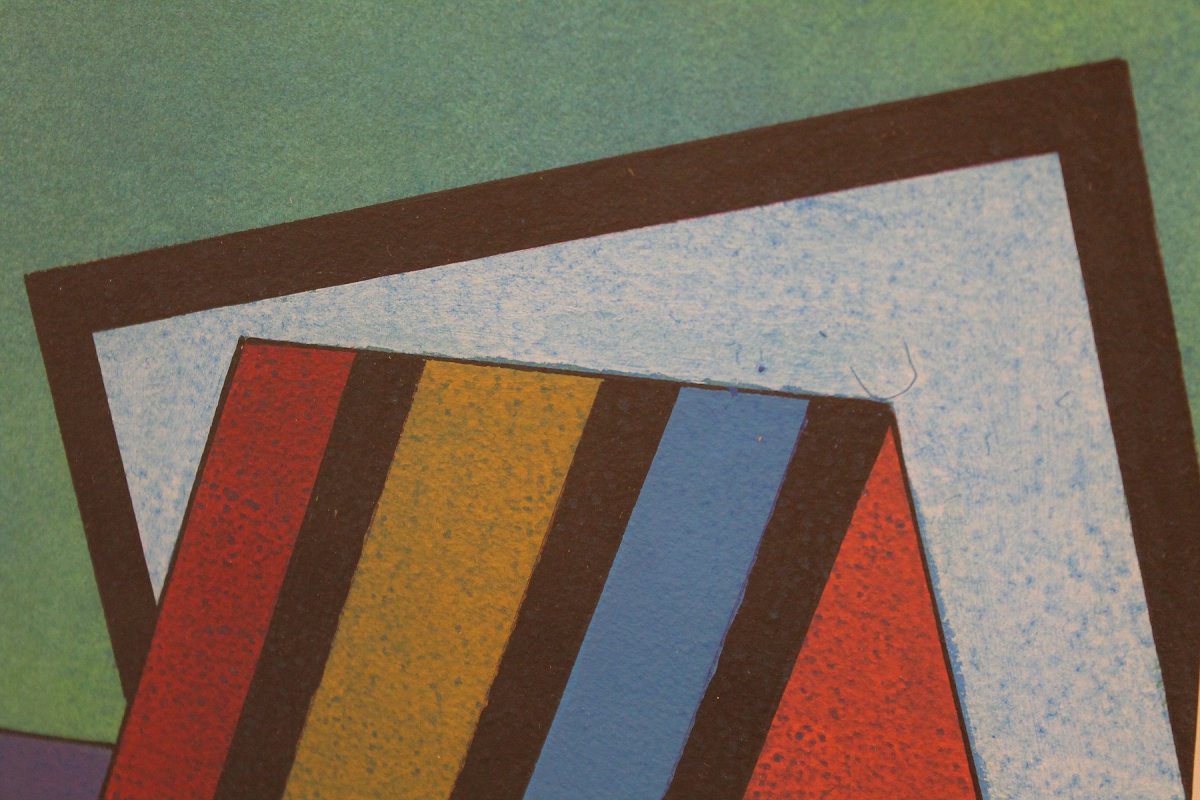 Gouache par Guy Vandenbranden - Belgique 1998-photo-1