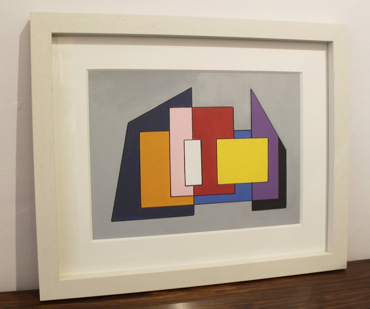 Gouache Par  Guy Vandenbranden - Belgique 1998