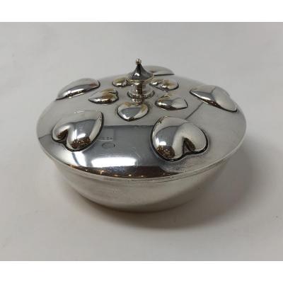 Petite Boite Christian Dior, Métal Argenté