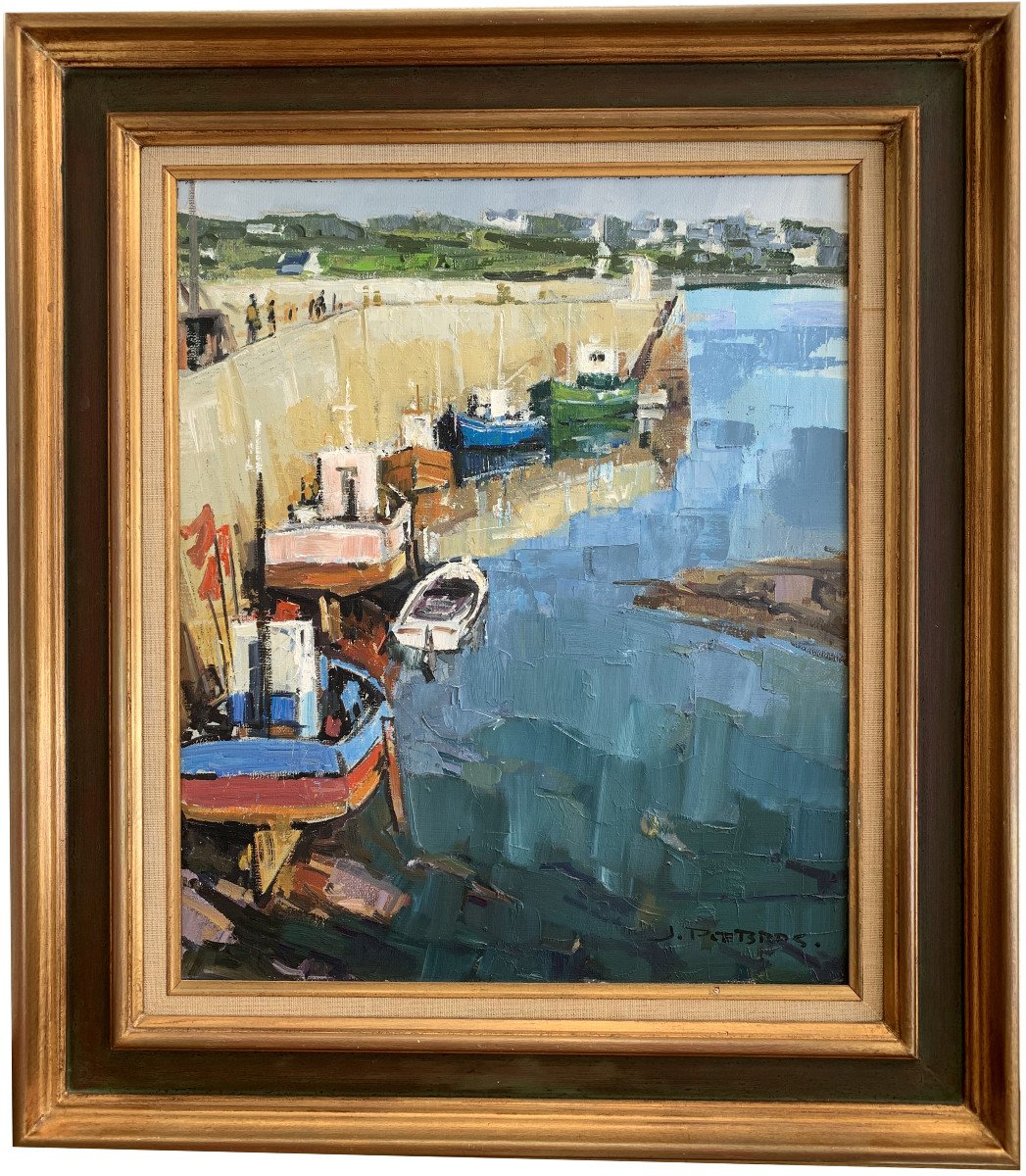 Jean-Pierre LE BRAS (1931-2017) - Peintre officiel de la Marine - Saint-Quay, Bretagne-photo-2