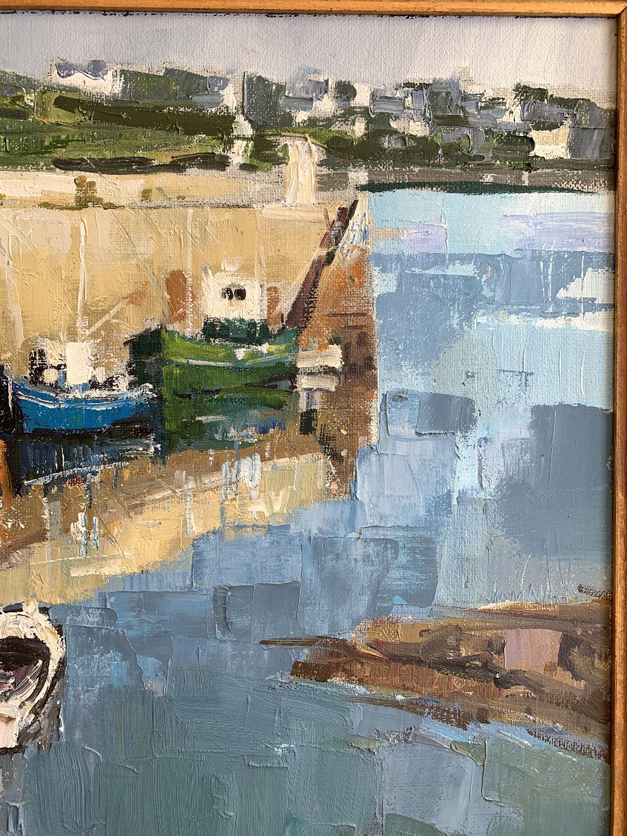 Jean-pierre Le Bras (1931-2017) - Official Painter Of The Navy - Saint-quay, Brittany-photo-4
