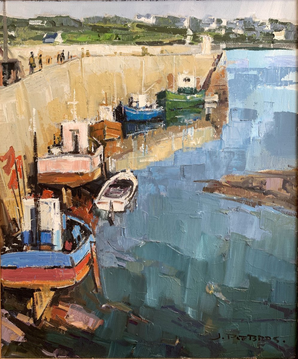 Jean-pierre Le Bras (1931-2017) - Official Painter Of The Navy - Saint-quay, Brittany