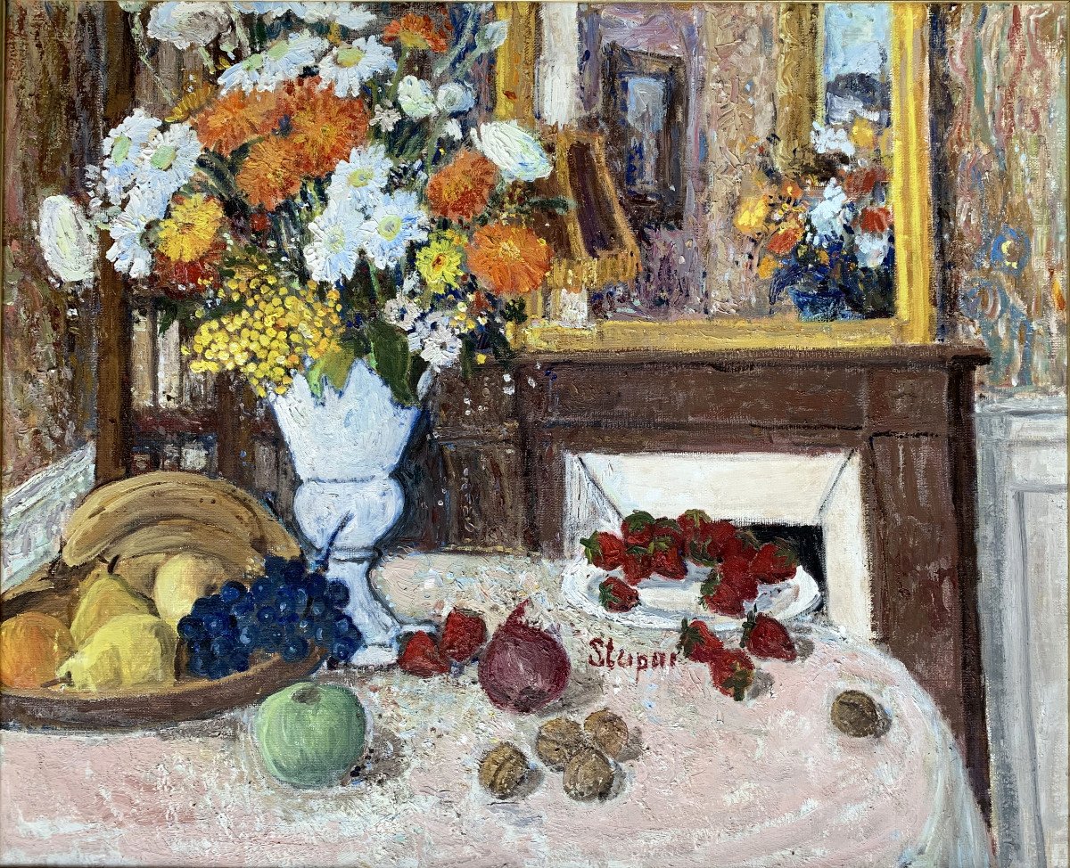 Marko Stupar (1936-2021) - Still Life - Oil On Canvas-photo-2
