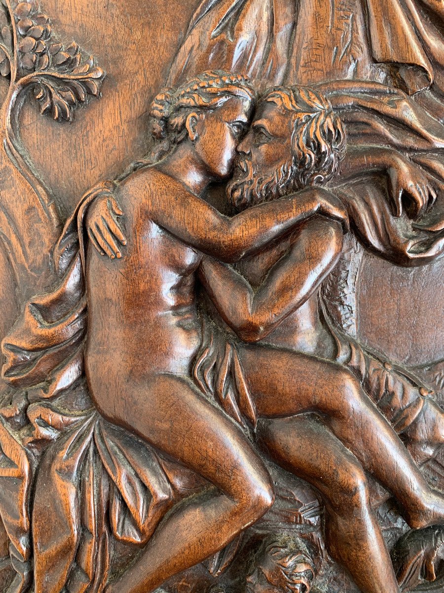 Les Amours des Dieux - 4 panneaux sculptés en haut-relief - Seconde Renaissance-photo-4