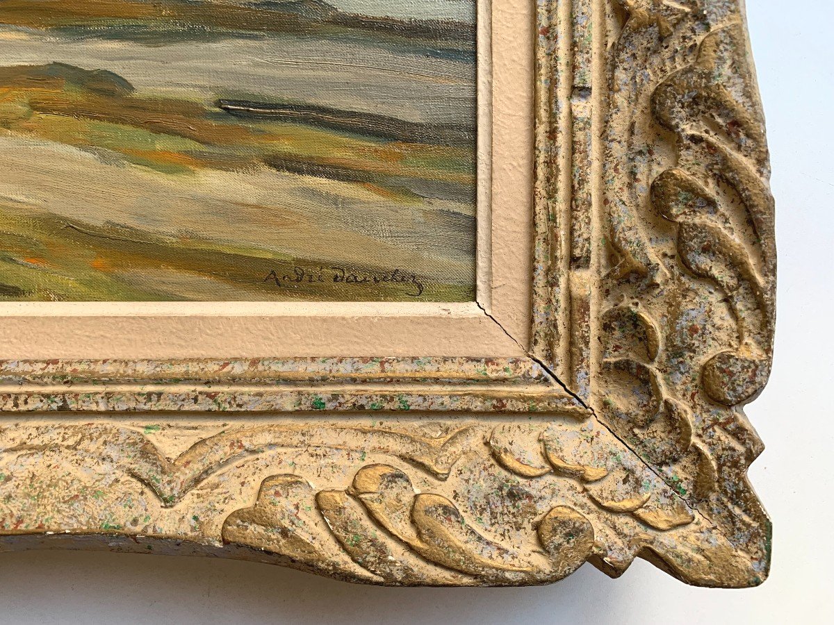 André Dauchez (1870-1948) - La Palue, Brittany - Oil On Canvas-photo-5