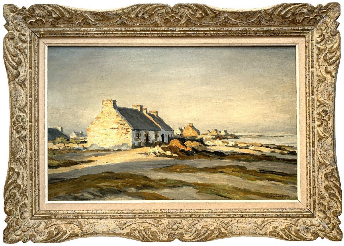 André Dauchez (1870-1948) - La Palue, Brittany - Oil On Canvas