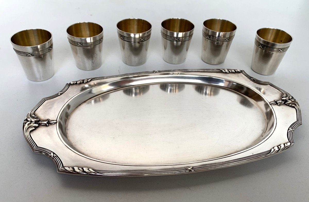 Silver Plated Vodka Set-photo-1