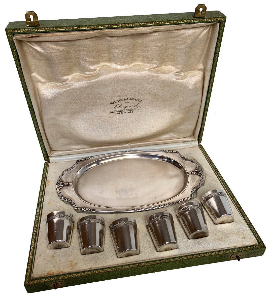 Silver Plated Vodka Set