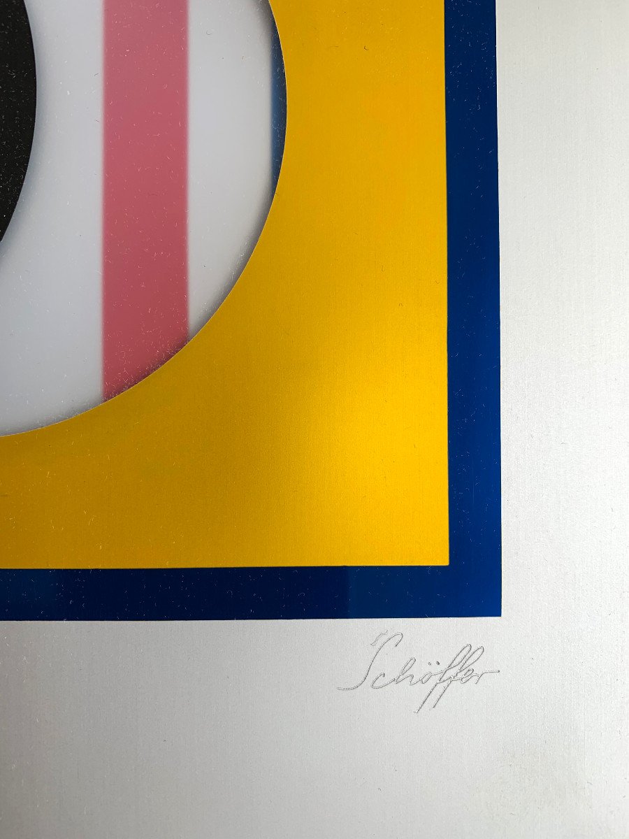 Nicolas SCHÖFFER (1912-1992) - Art Cinétique. Abstraction. Sérigraphies signées-photo-4