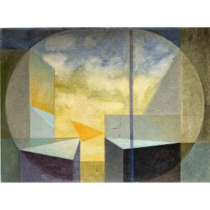 Leopoldo TORRES AGÜERO (1924-1995) - Abstraction géométrique - Acrylique sur toile