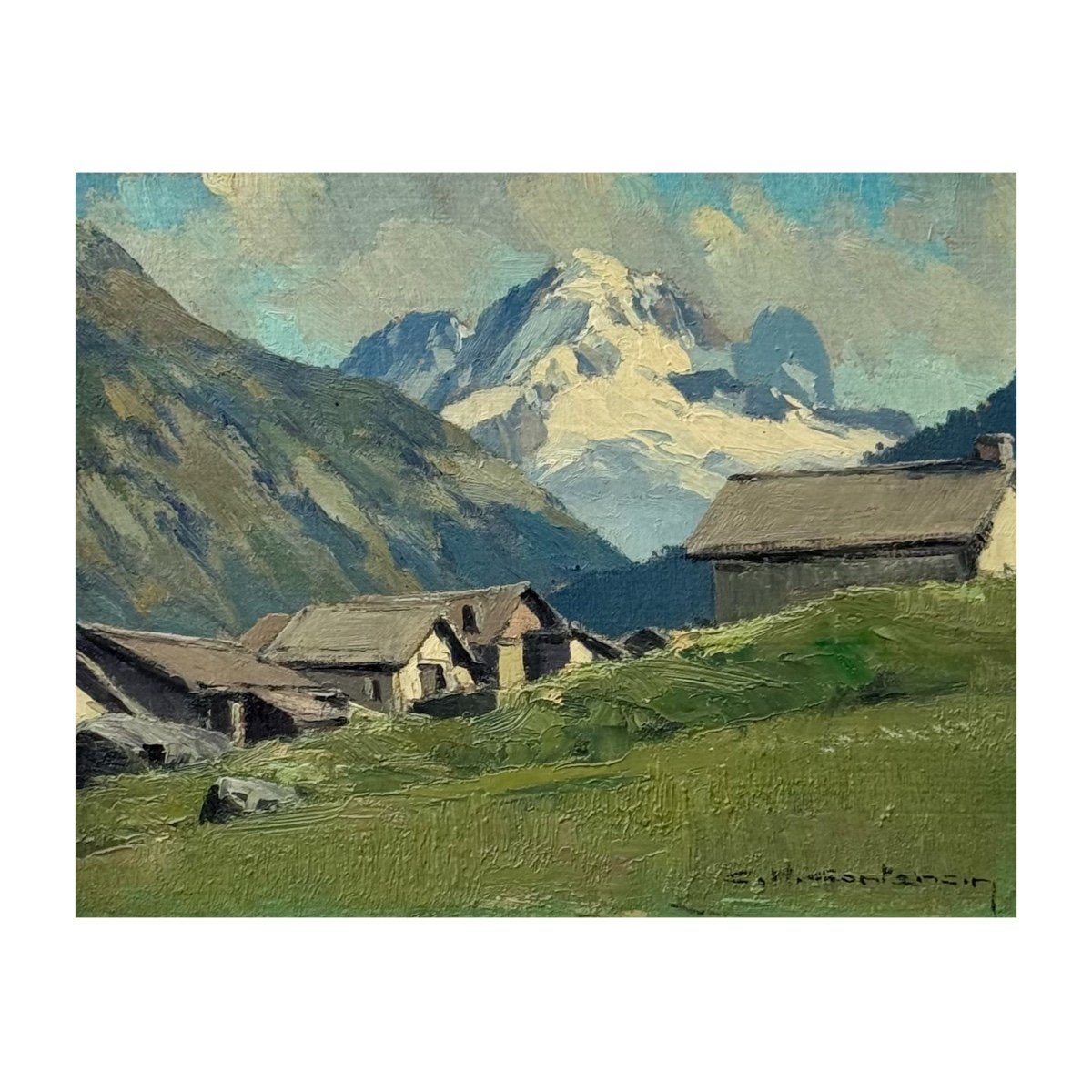 La Poya And The Aiguille Verte Mont-blanc Estate By Contencin Charles-photo-2