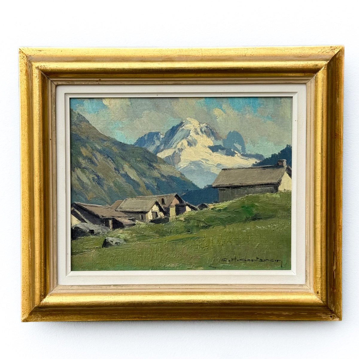 La Poya And The Aiguille Verte Mont-blanc Estate By Contencin Charles