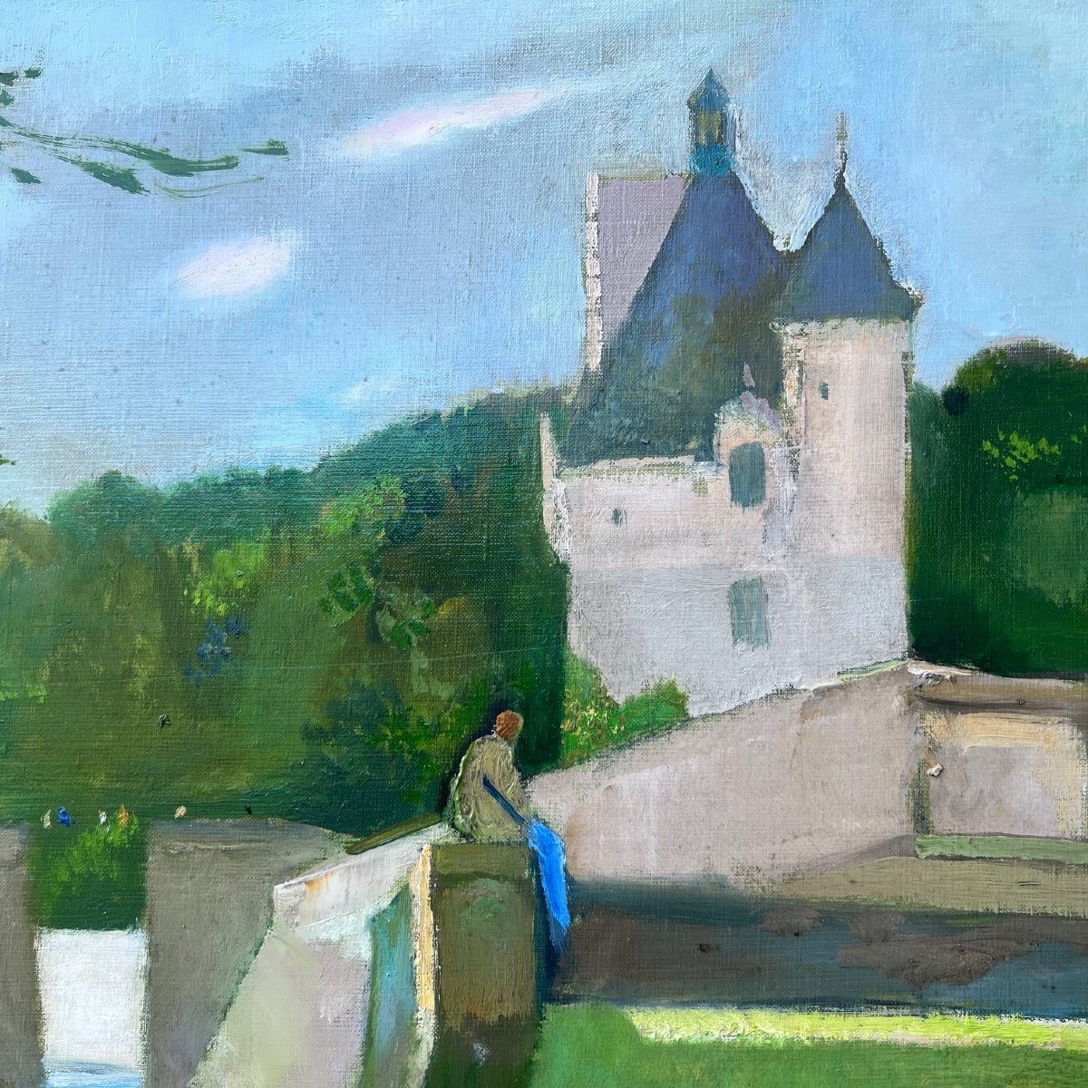 The Guard Tower Of Chenonceau Castle By René Génis -photo-2