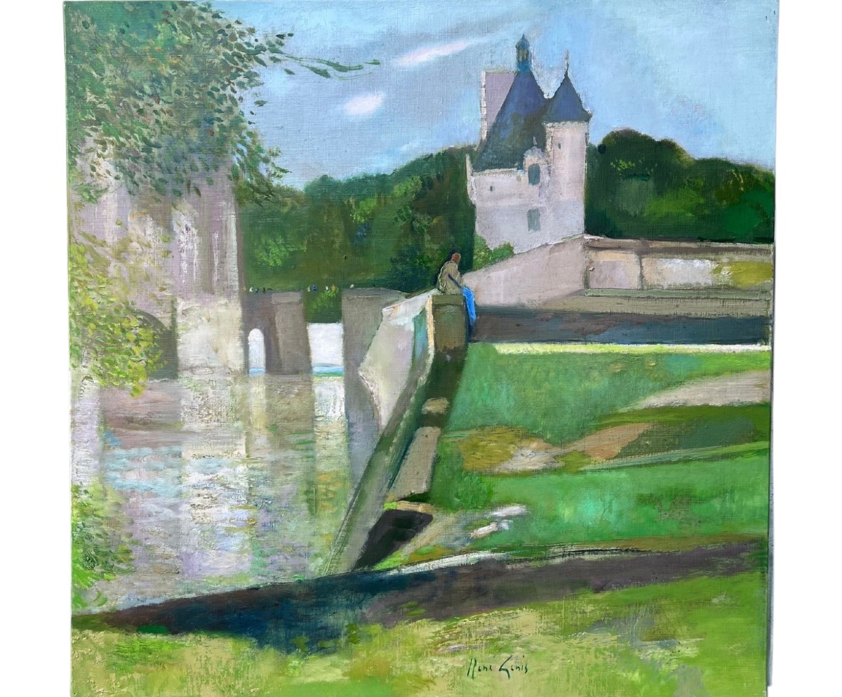 The Guard Tower Of Chenonceau Castle By René Génis 