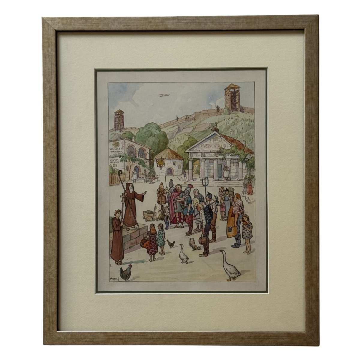 Saint Materne Preaches Christianity In A Village In The Sundgau Of Hansi-photo-2