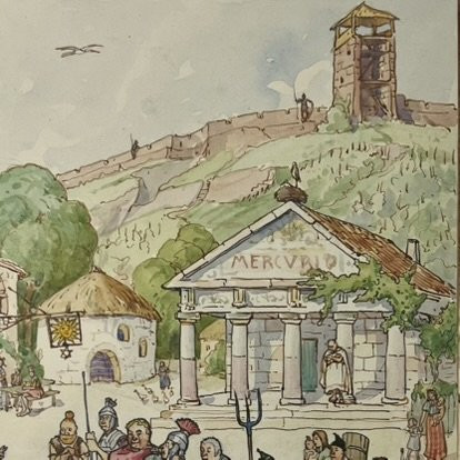 Saint Materne Preaches Christianity In A Village In The Sundgau Of Hansi-photo-4