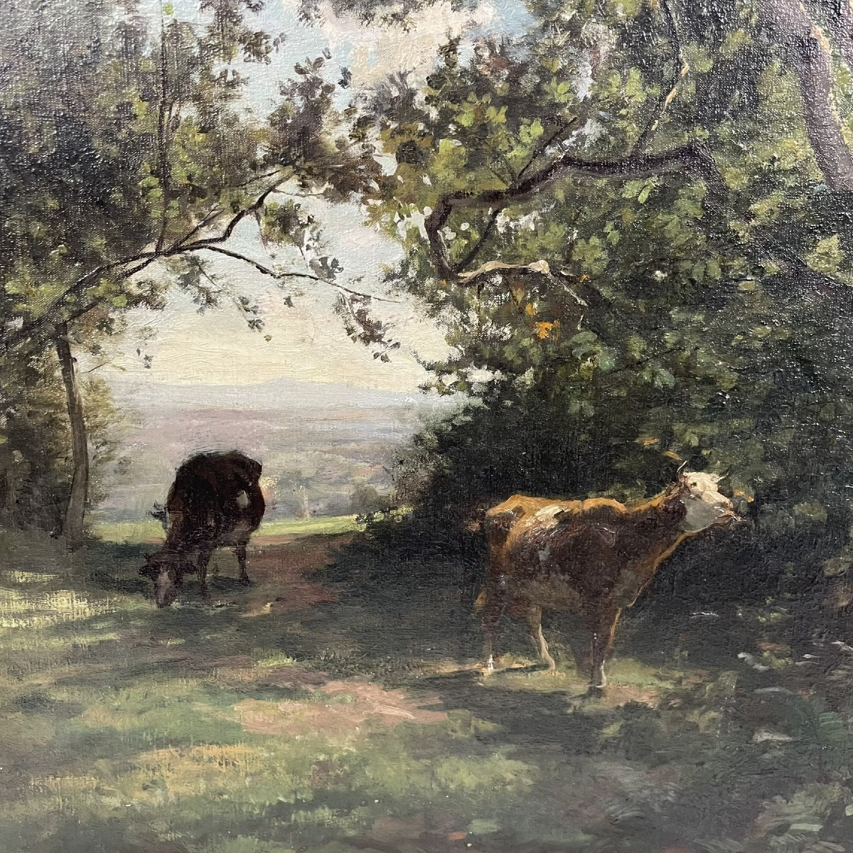 Sous-bois à Winkel signé Henri Zuber -photo-1