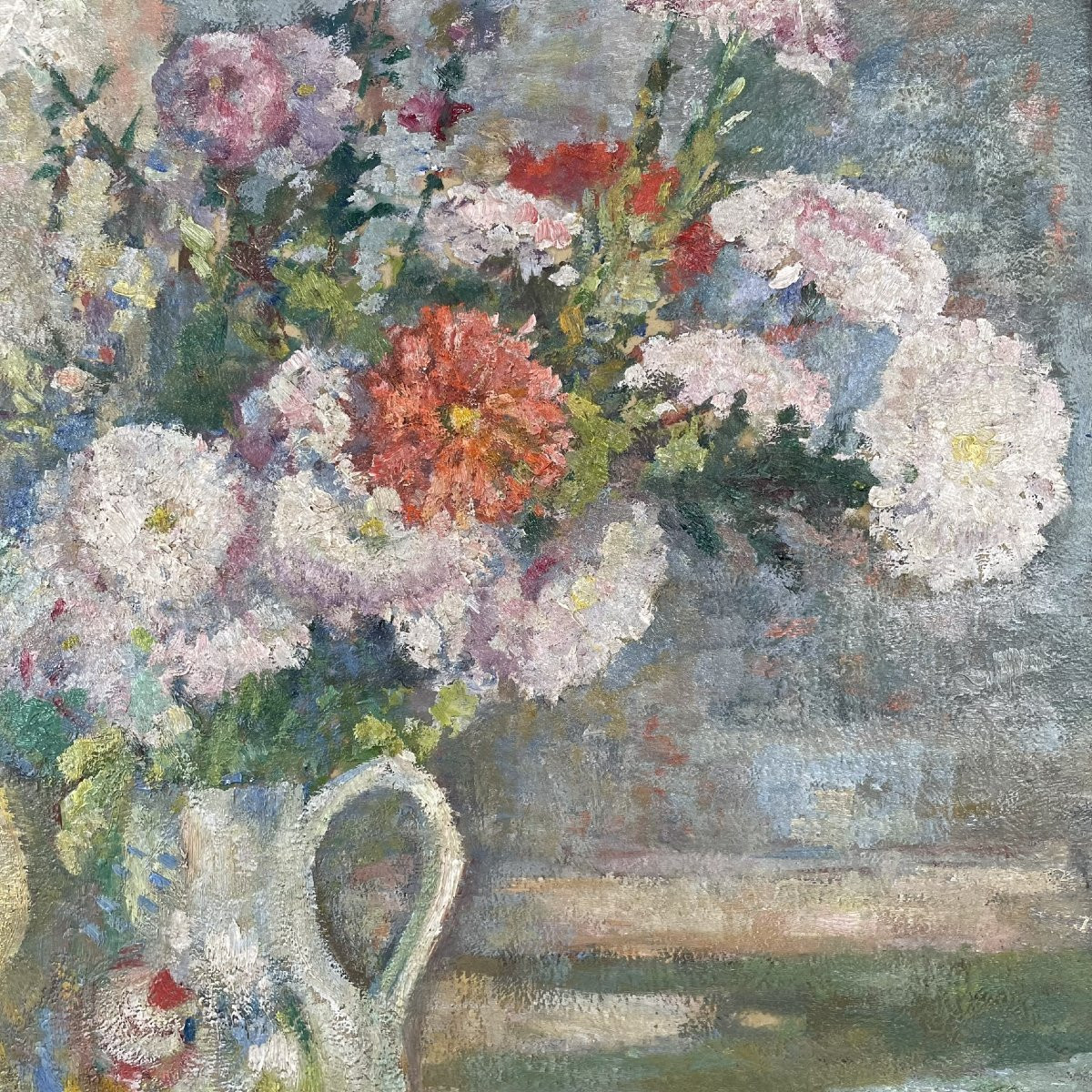 A Bouquet Of Flowers In Soft Hues By Robert Breitwieser -photo-3