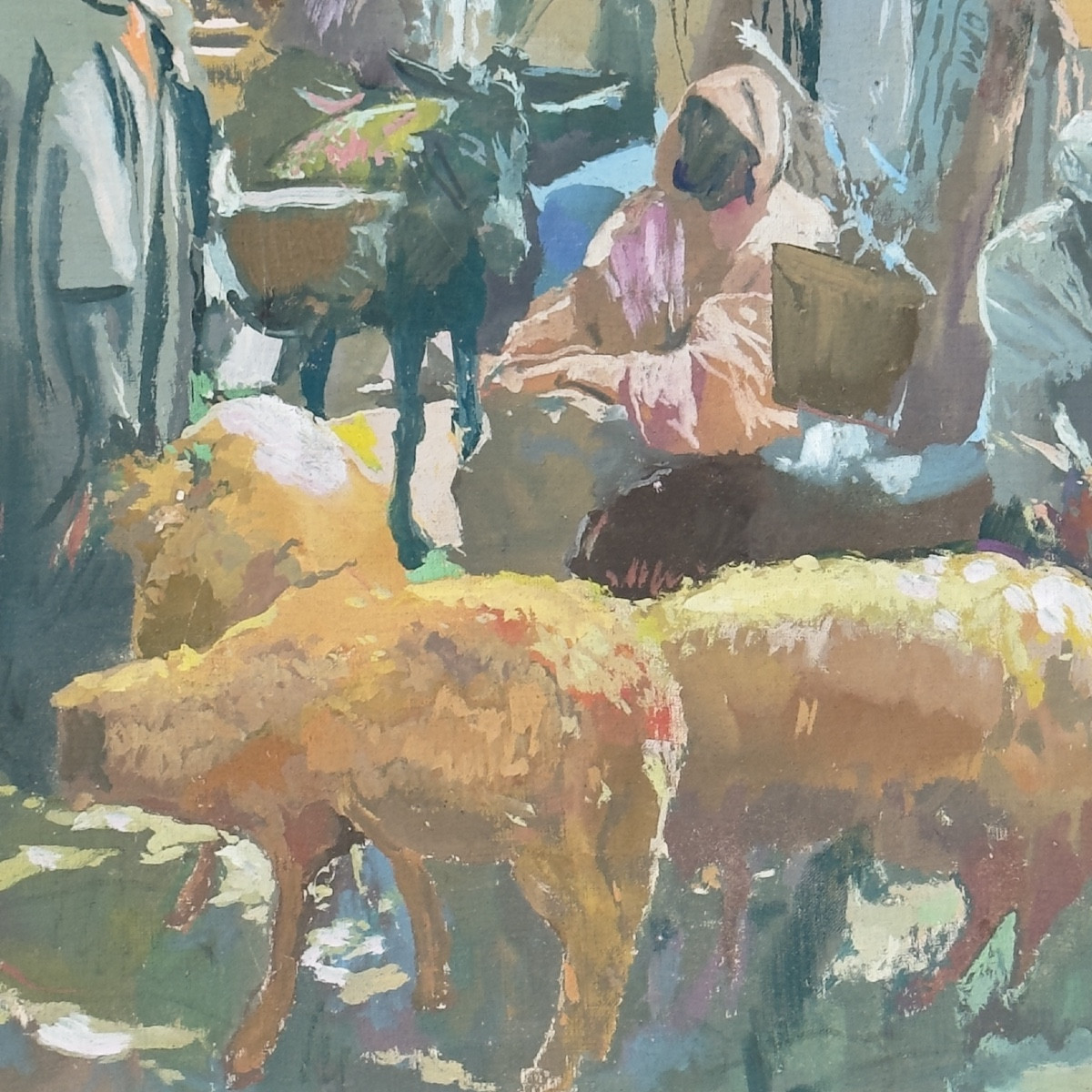 J.majorelle Market Scene In M Zamer, Morocco -photo-3