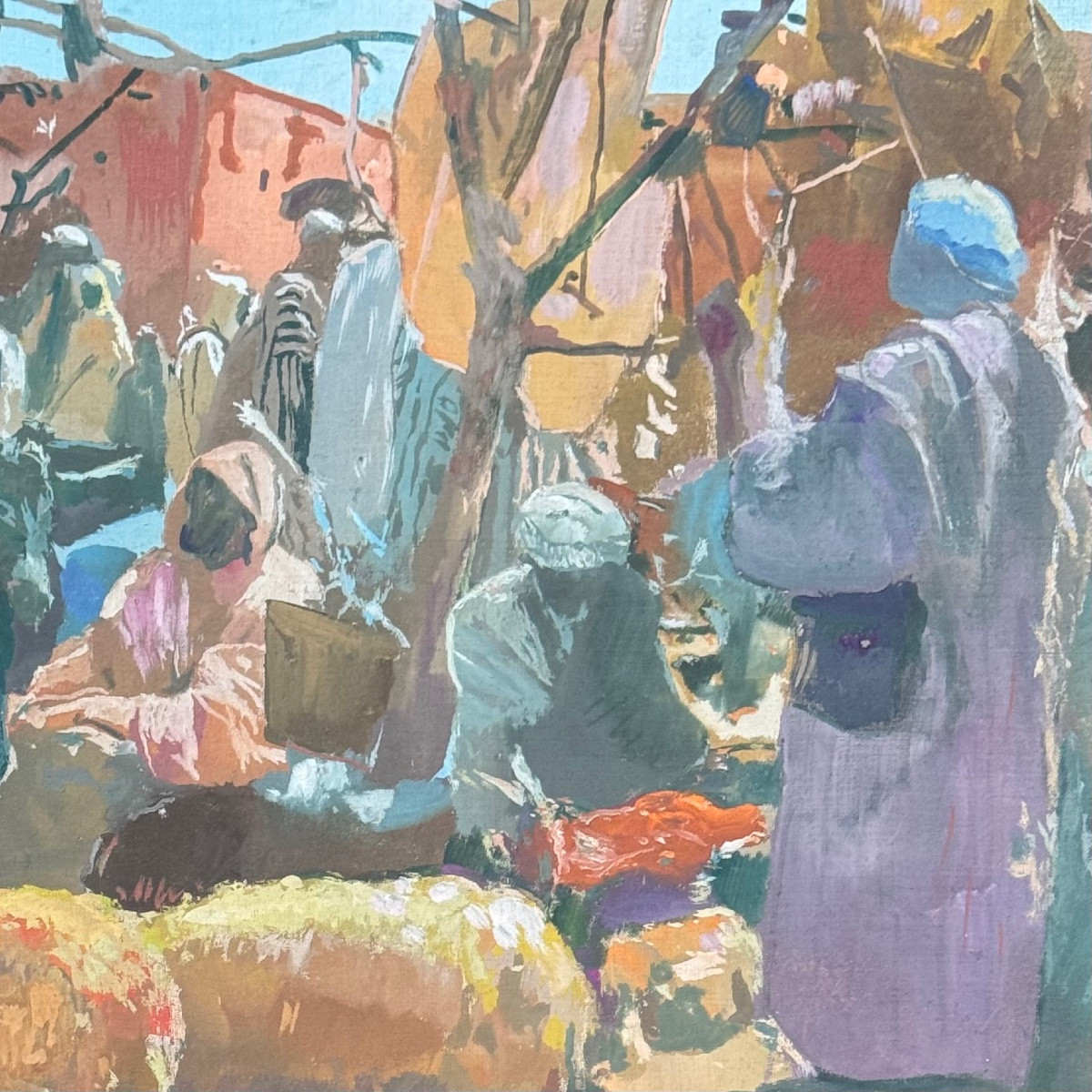 J.majorelle Market Scene In M Zamer, Morocco -photo-4