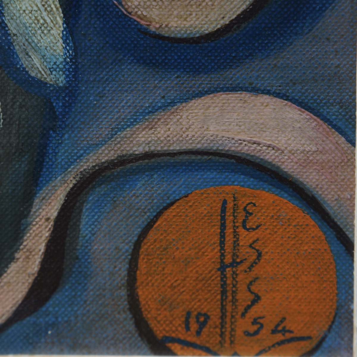 Abstraction  instruments de musique et masques  Hess 1954-photo-2