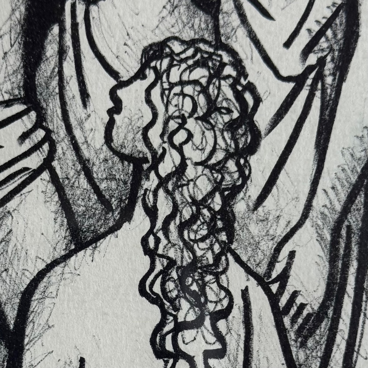 Dussour Relationship Around Music Drawing-photo-3