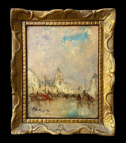 Venice, "basilica Of Santa Maria Della Salute," By Jean-étienne Karnec (1865–1934)