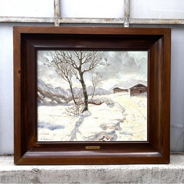 Paysage de Neige en Suisse par Serge Sedrac