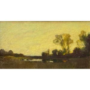 Paysage Impressionniste Paul Buffet (1864-1941)