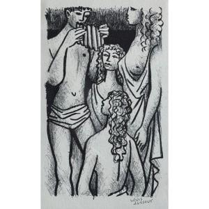 Dussour relation autour de la musique dessin