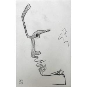 Head In Profile Jean Cocteau